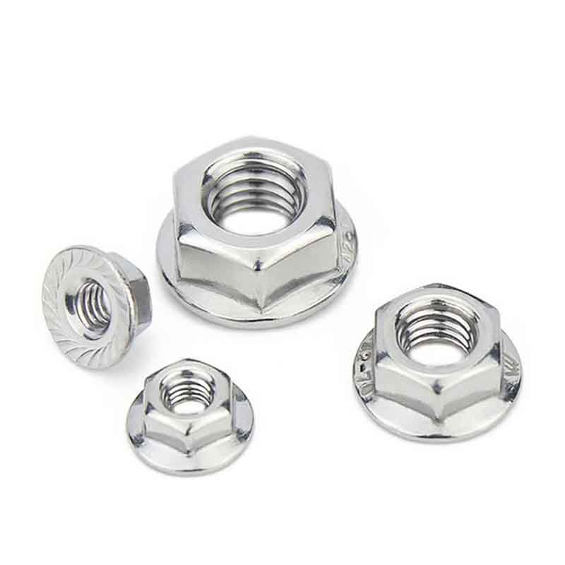 Хладно савијена шестоугаона матица са прирубницом