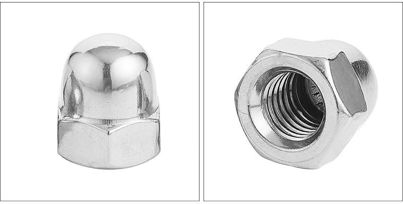 Hexagon domed cap nuts Type A