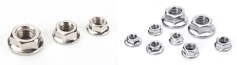 Flanged anti loose nut