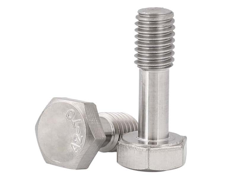 hexagon head bolt with waisted shank Sp end