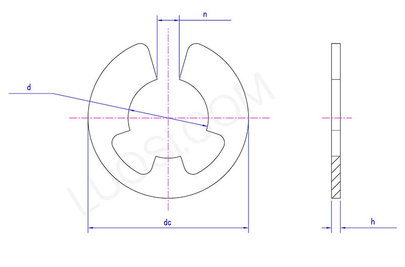 Lock washer Structure diagram Lock washer Structure diagram