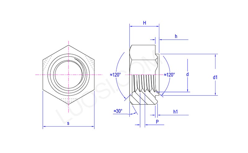DIN 929 Hexagon Weld Nuts