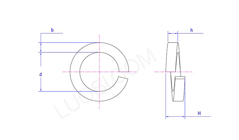 Split Lock Washer
