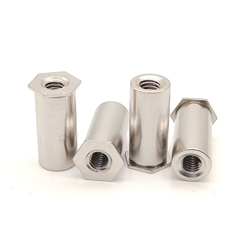 Цинковано плава матица са шестоугаоном заковицом кроз рупу